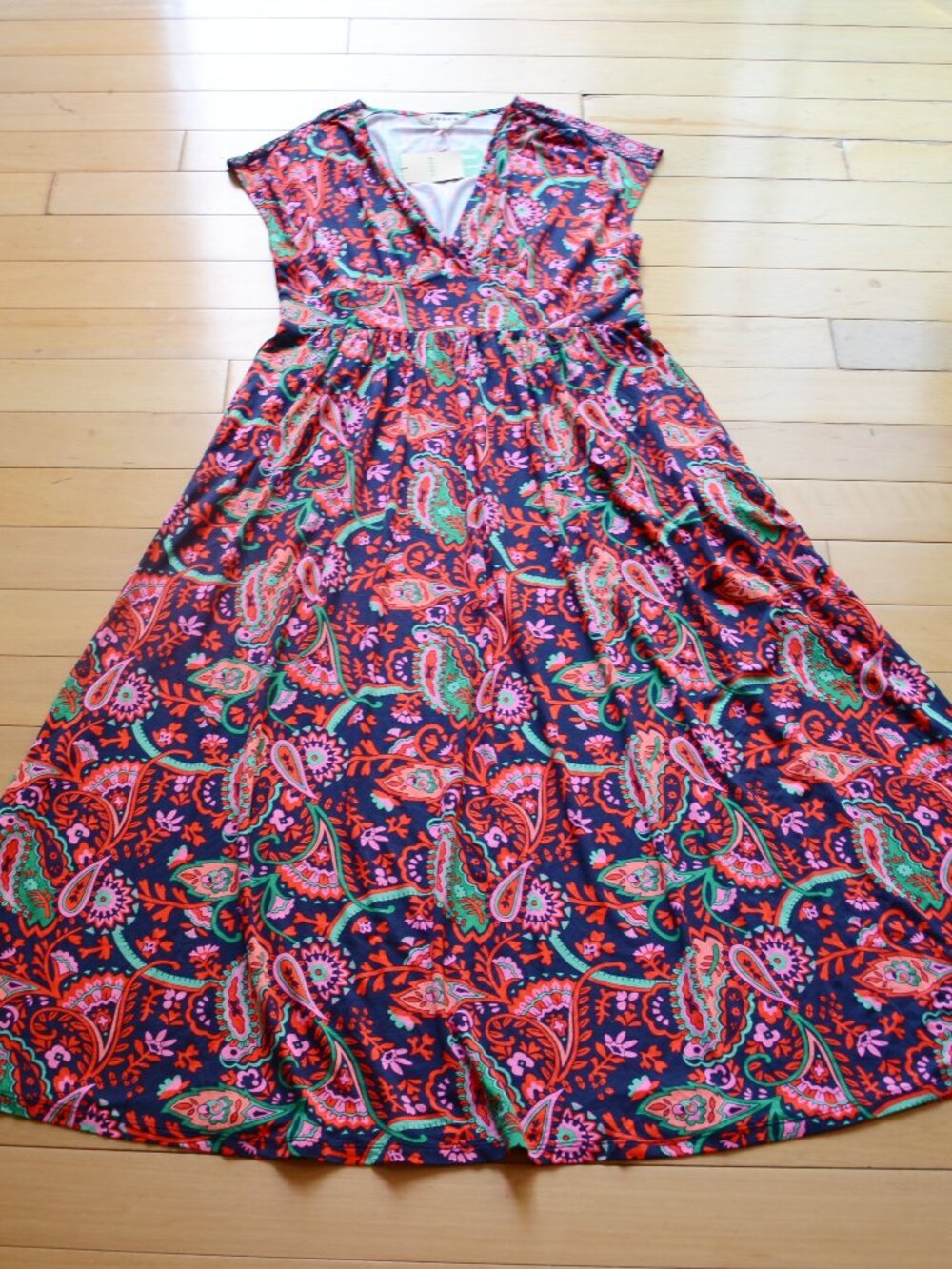 Boden Vanessa Wrap Jersey Maxi Dress US 10R NWT